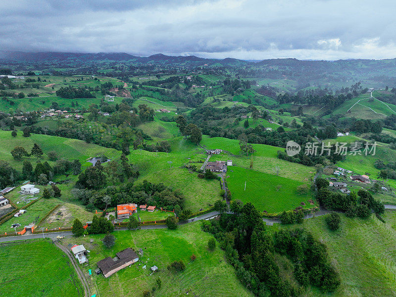 Farm on the outskirts of Medellín, Colombia